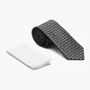 Stacy Adams Alan Skinny Tie & Hanky Set