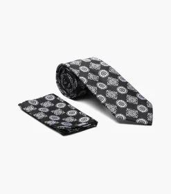 Stacy Adams Alfred Tie And Hanky Set