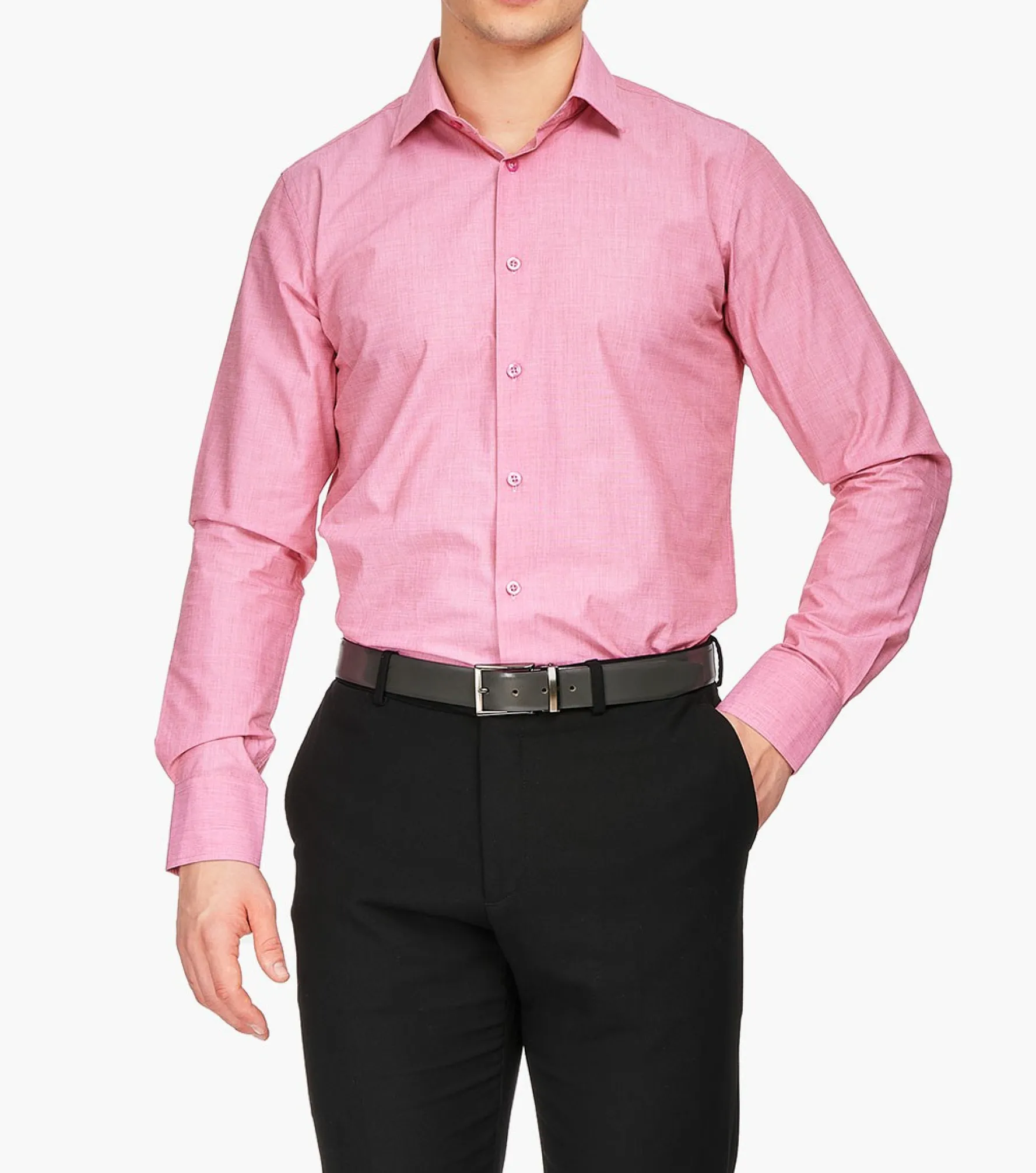 Stacy Adams Aliota Dress Shirt Point Collar