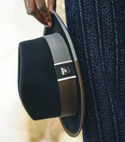 Stacy Adams Alpha Fedora Wool Felt Pinch Front Hat