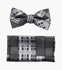 Stacy Adams Alvaro Bow Tie & Hanky Set