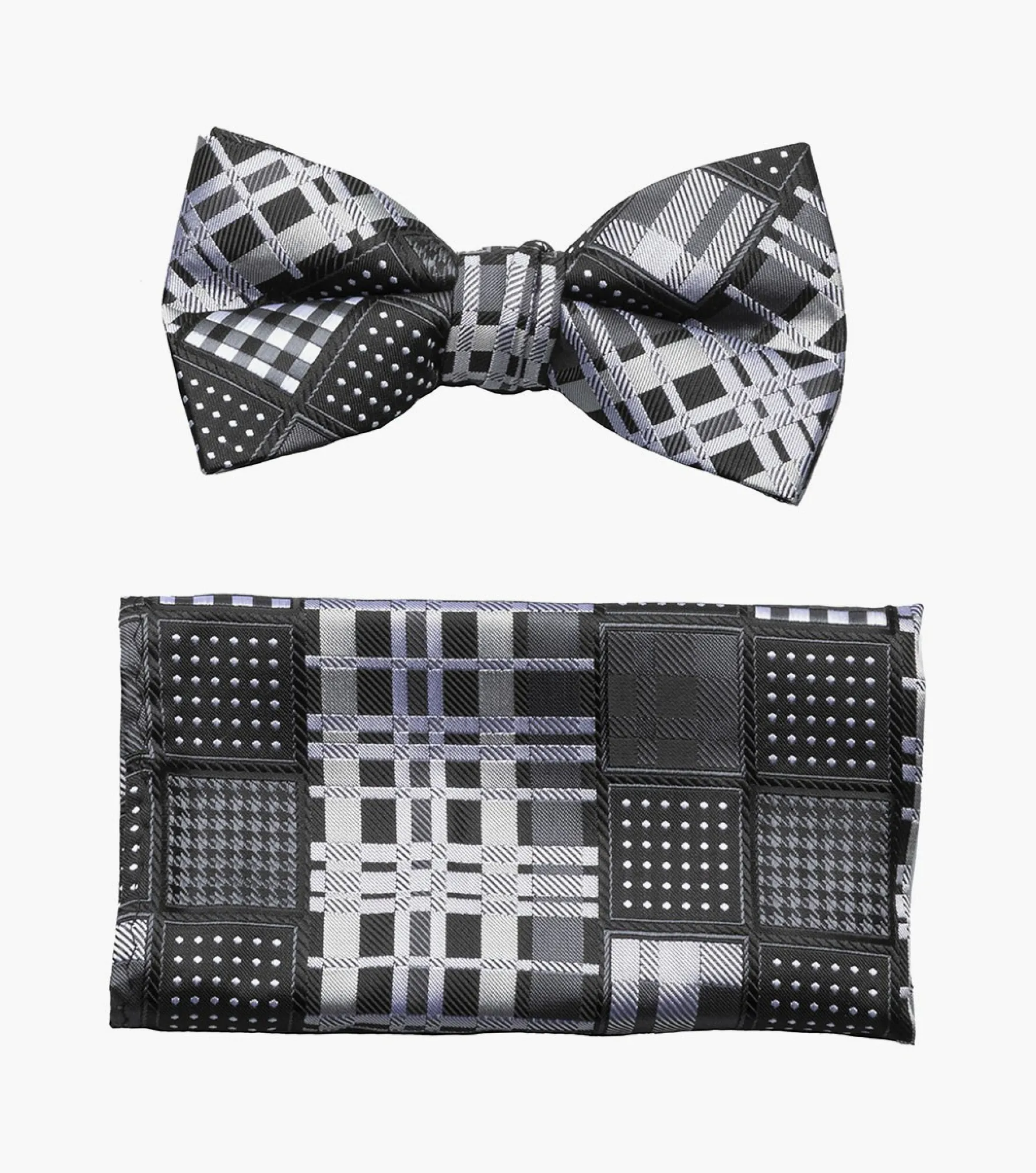 Stacy Adams Alvaro Bow Tie & Hanky Set