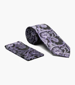 Stacy Adams Archie Tie & Hanky Set