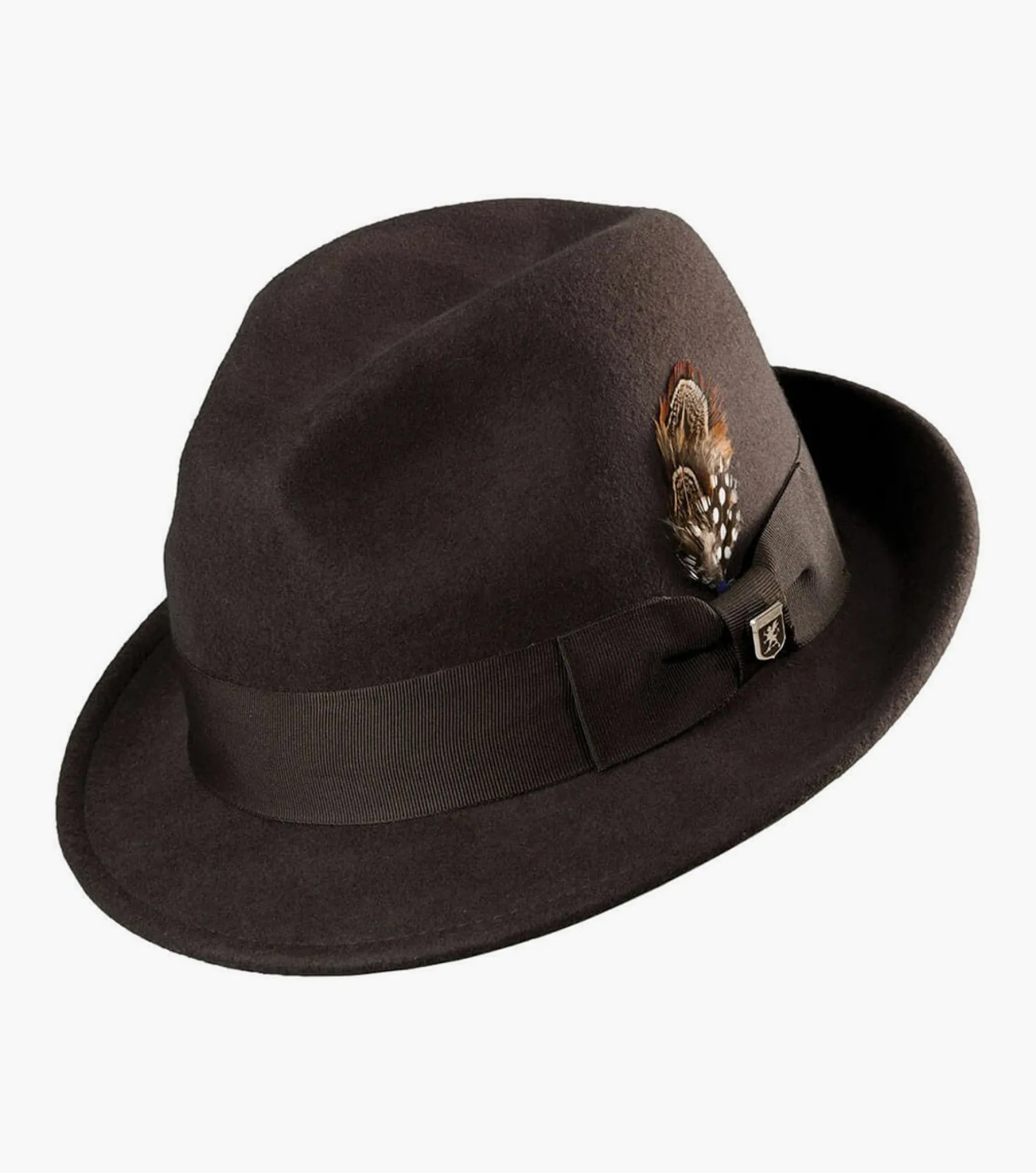 Stacy Adams Ari Fedora Wool Felt Pinch Front Hat