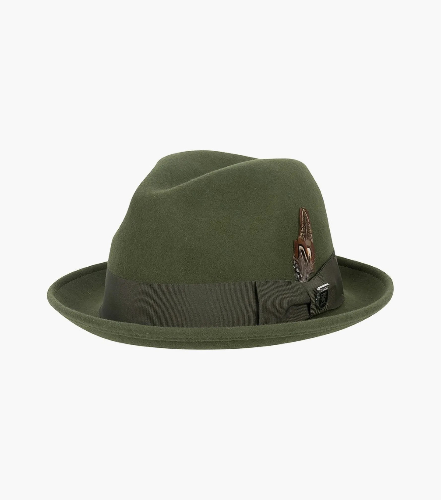 Stacy Adams Ari Fedora Wool Felt Pinch Front Hat