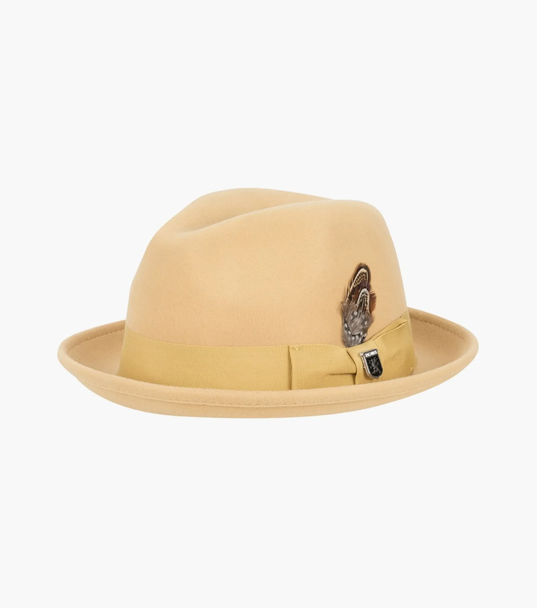 Stacy Adams Ari Fedora Wool Felt Pinch Front Hat