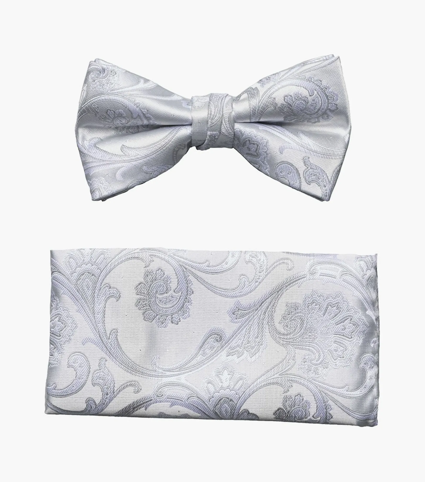 Stacy Adams Asensio Bow Tie & Hanky Set