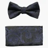 Stacy Adams Asensio Bow Tie & Hanky Set