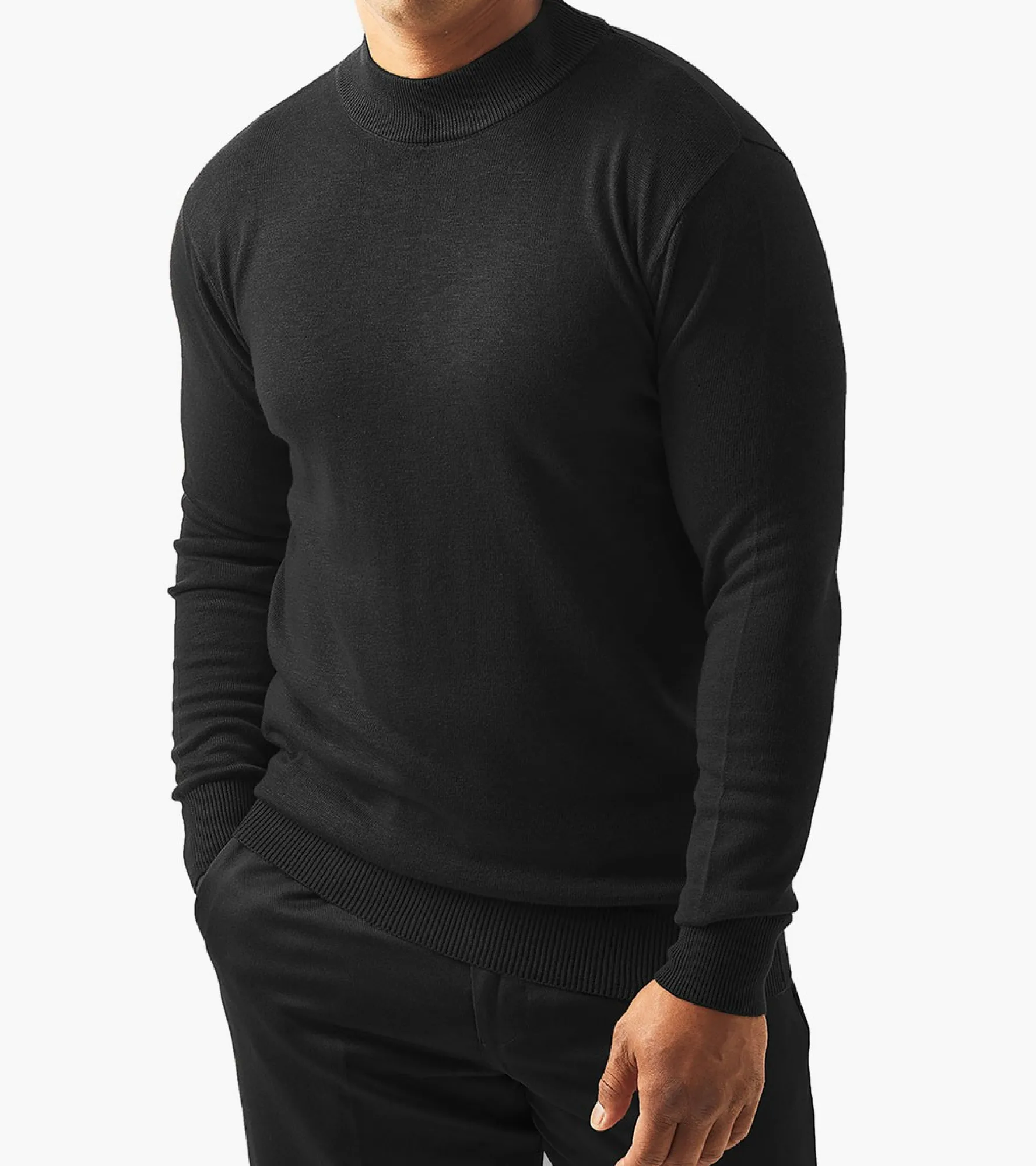 Stacy Adams Asher Mock Neck Sweater