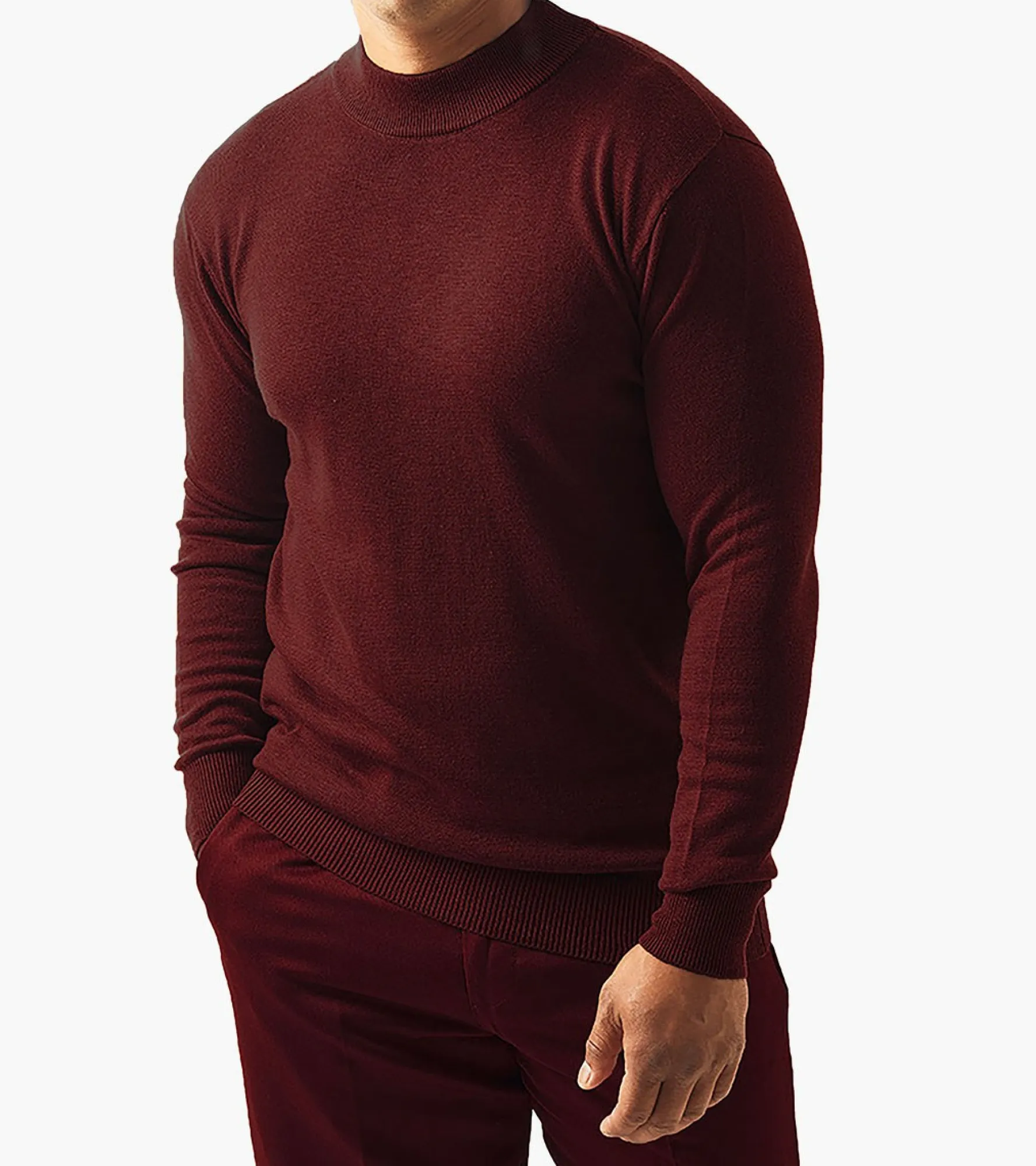 Stacy Adams Asher Mock Neck Sweater