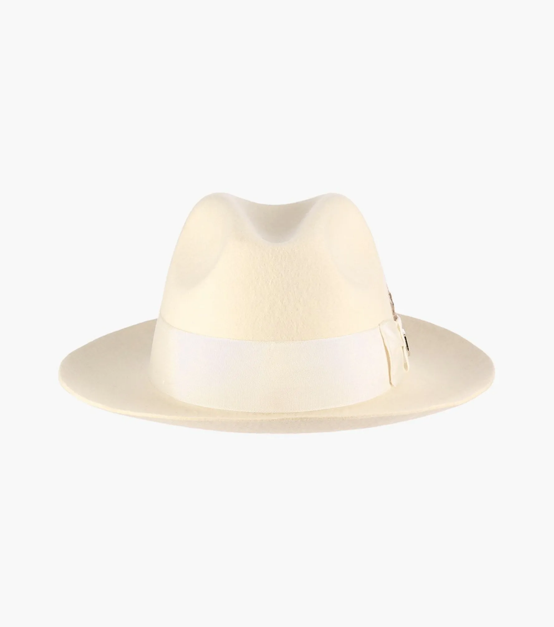 Stacy Adams August Fedora Wool Felt Pinch Front Hat