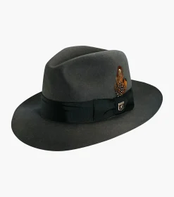 Stacy Adams August Fedora Wool Felt Pinch Front Hat