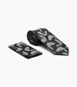 Stacy Adams Axel Tie And Hanky Set