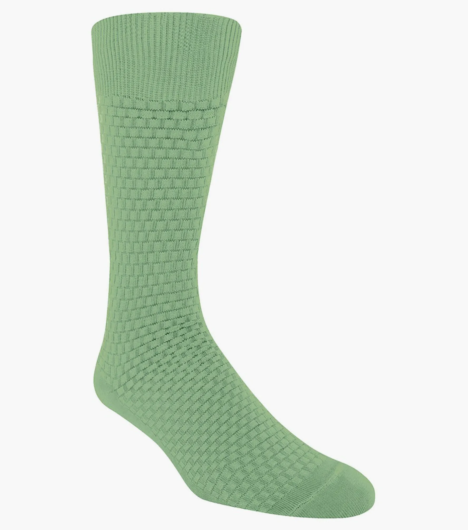 Stacy Adams Basket Weave Men\\'S Crew Dress Sock