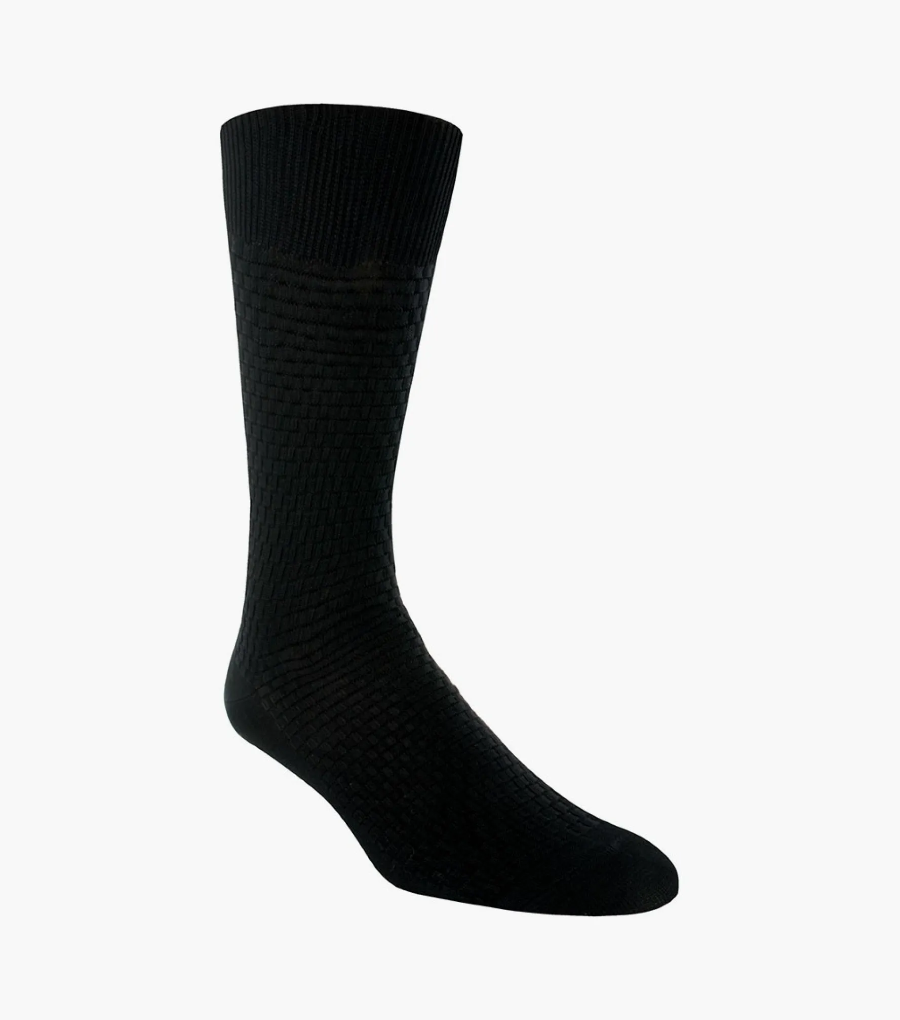 Stacy Adams Basket Weave Men\\'S Crew Dress Sock