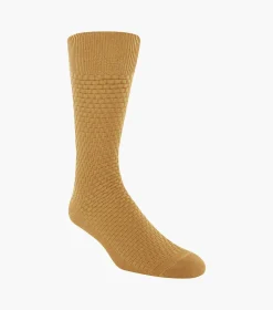 Stacy Adams Basket Weave Men\\'S Crew Dress Sock