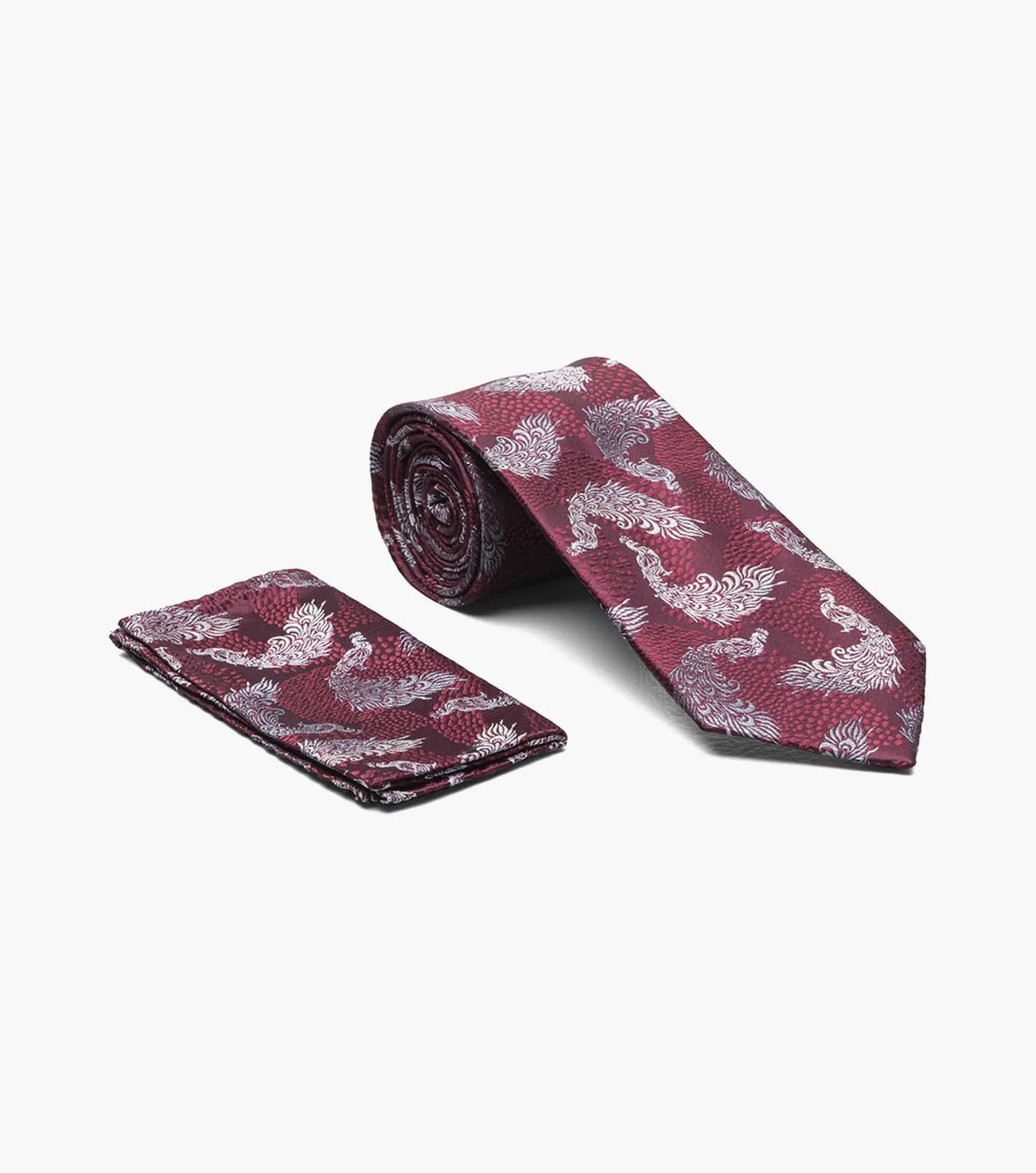 Stacy Adams Beau Tie And Hanky Set