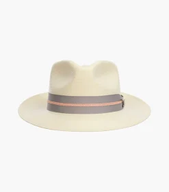 Stacy Adams Bennett Fedora Toyo Pinch Front Hat