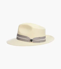 Stacy Adams Bennett Fedora Toyo Pinch Front Hat