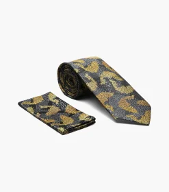 Stacy Adams Bennett Tie And Hanky Set