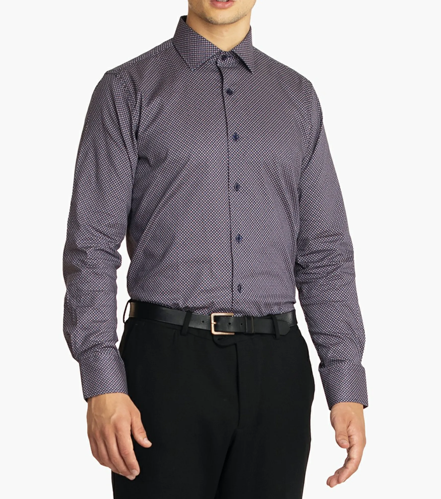 Stacy Adams Branford Dress Shirt Point Collar