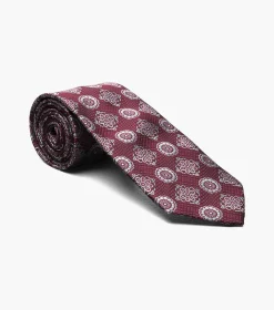Stacy Adams Braxton Tie And Hanky Set