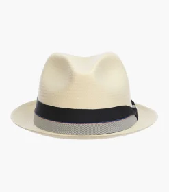 Stacy Adams Brunswick Fedora Toyo Pinch Front Hat