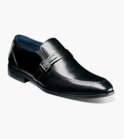 Stacy Adams Buckley Moc Toe Ornament Slip On