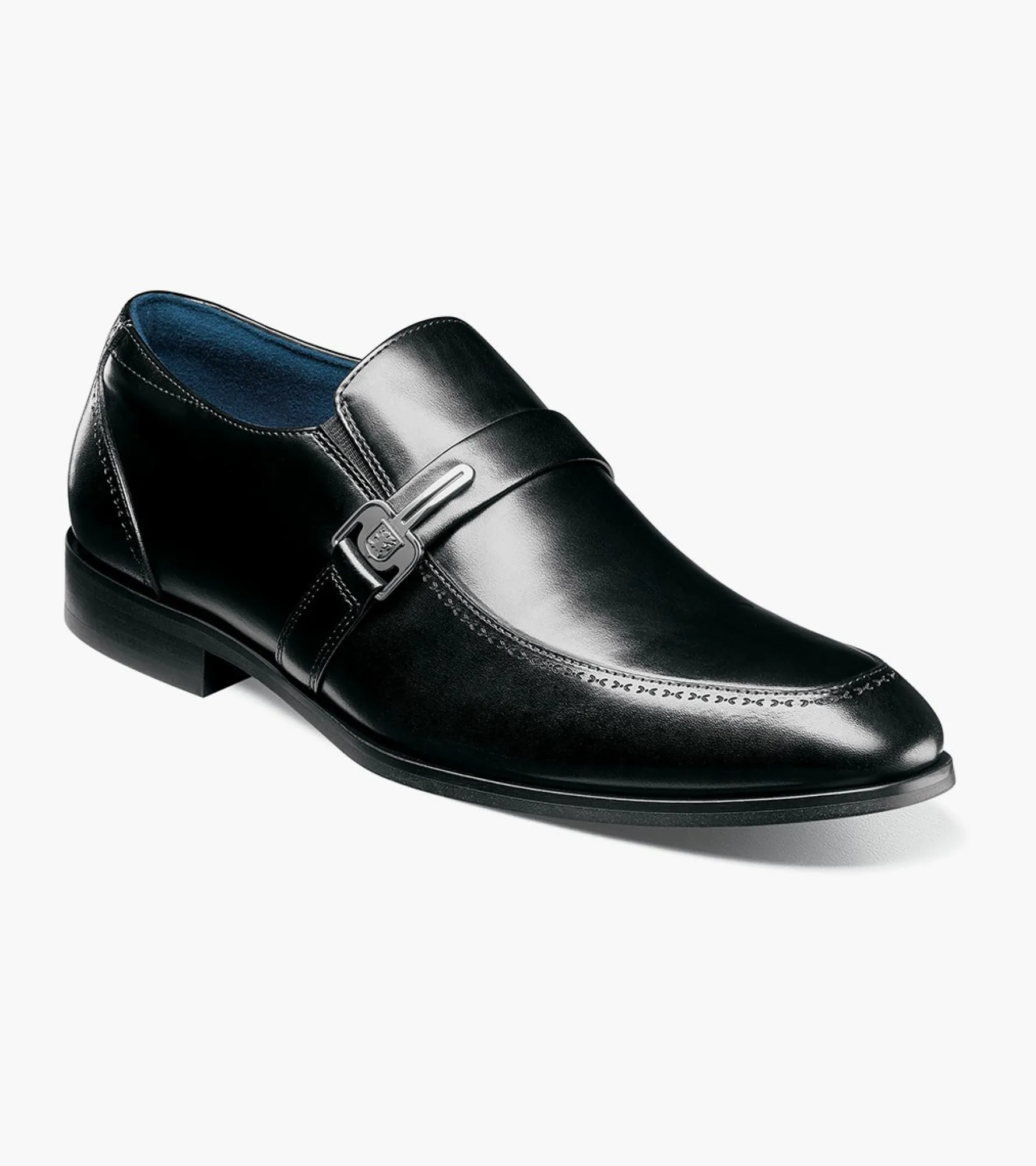 Stacy Adams Buckley Moc Toe Ornament Slip On