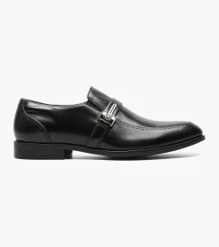 Stacy Adams Buckley Moc Toe Ornament Slip On