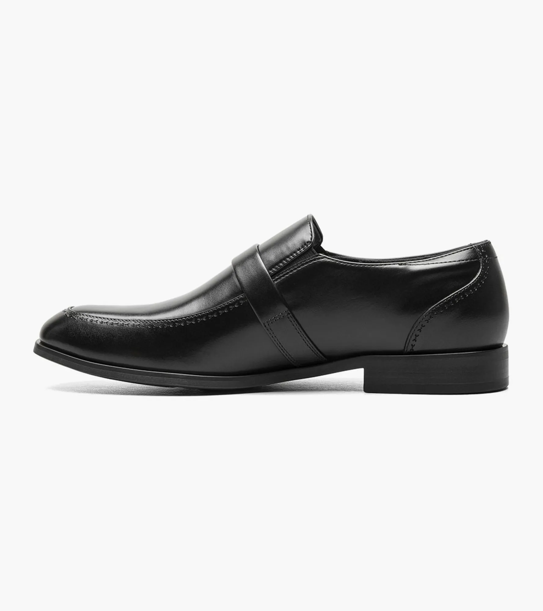 Stacy Adams Buckley Moc Toe Ornament Slip On