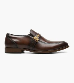Stacy Adams Buckley Moc Toe Ornament Slip On