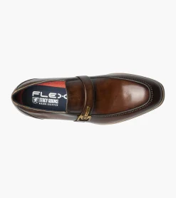 Stacy Adams Buckley Moc Toe Ornament Slip On