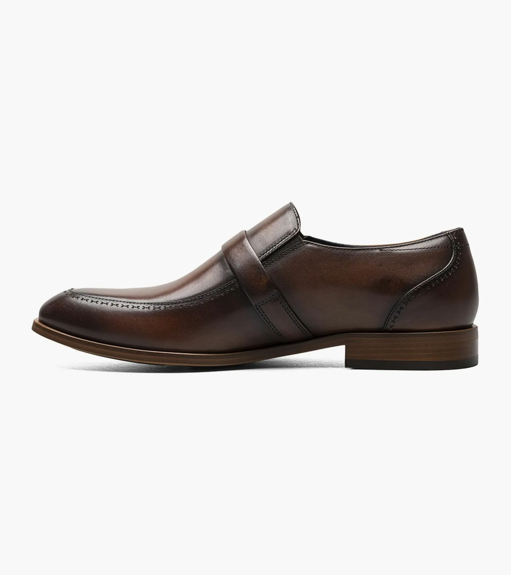 Stacy Adams Buckley Moc Toe Ornament Slip On
