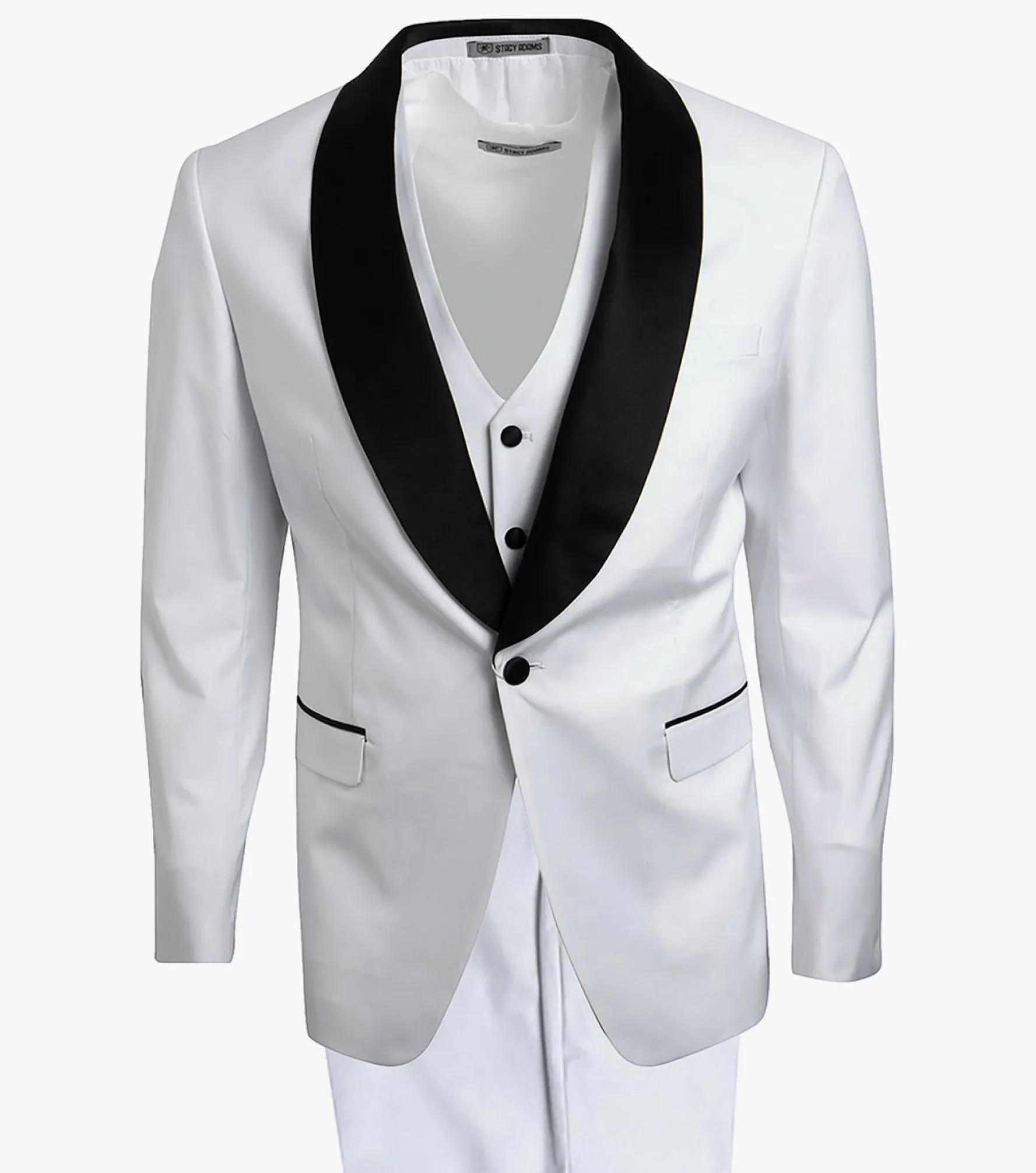 Stacy Adams Calloway 3 Piece Vested Tux