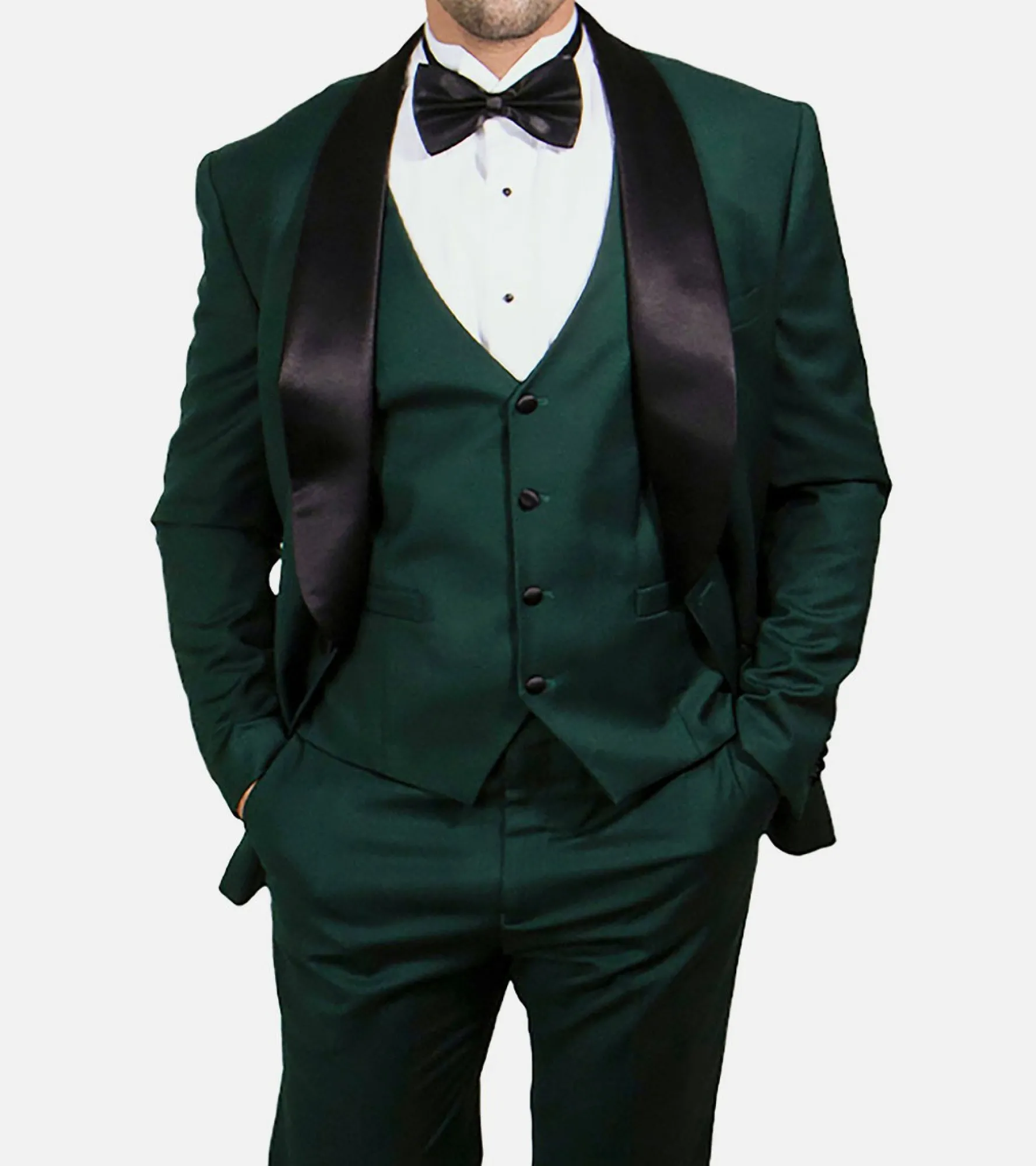 Stacy Adams Calloway 3 Piece Vested Tux
