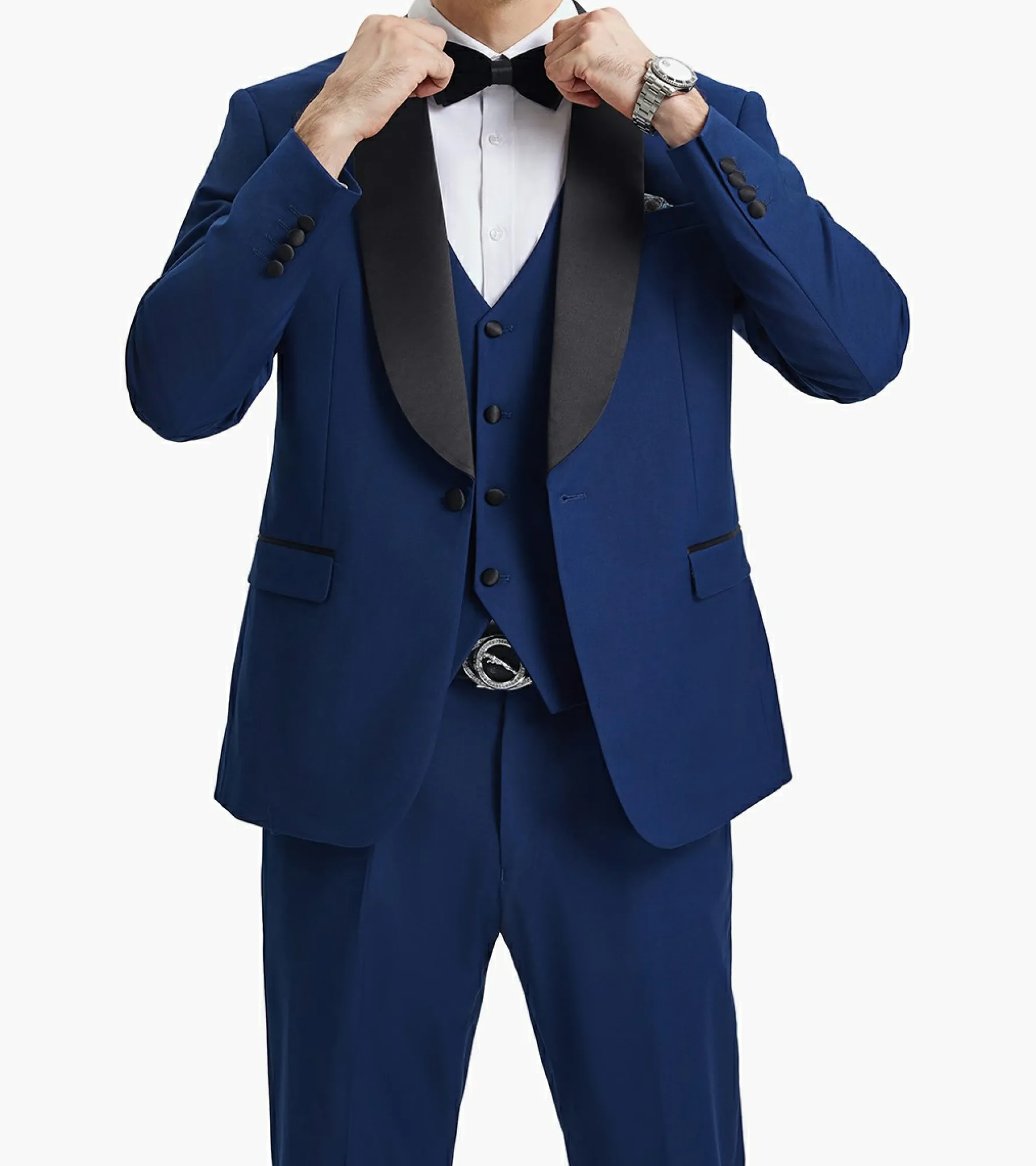 Stacy Adams Calloway 3 Piece Vested Tux