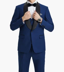 Stacy Adams Calloway 3 Piece Vested Tux