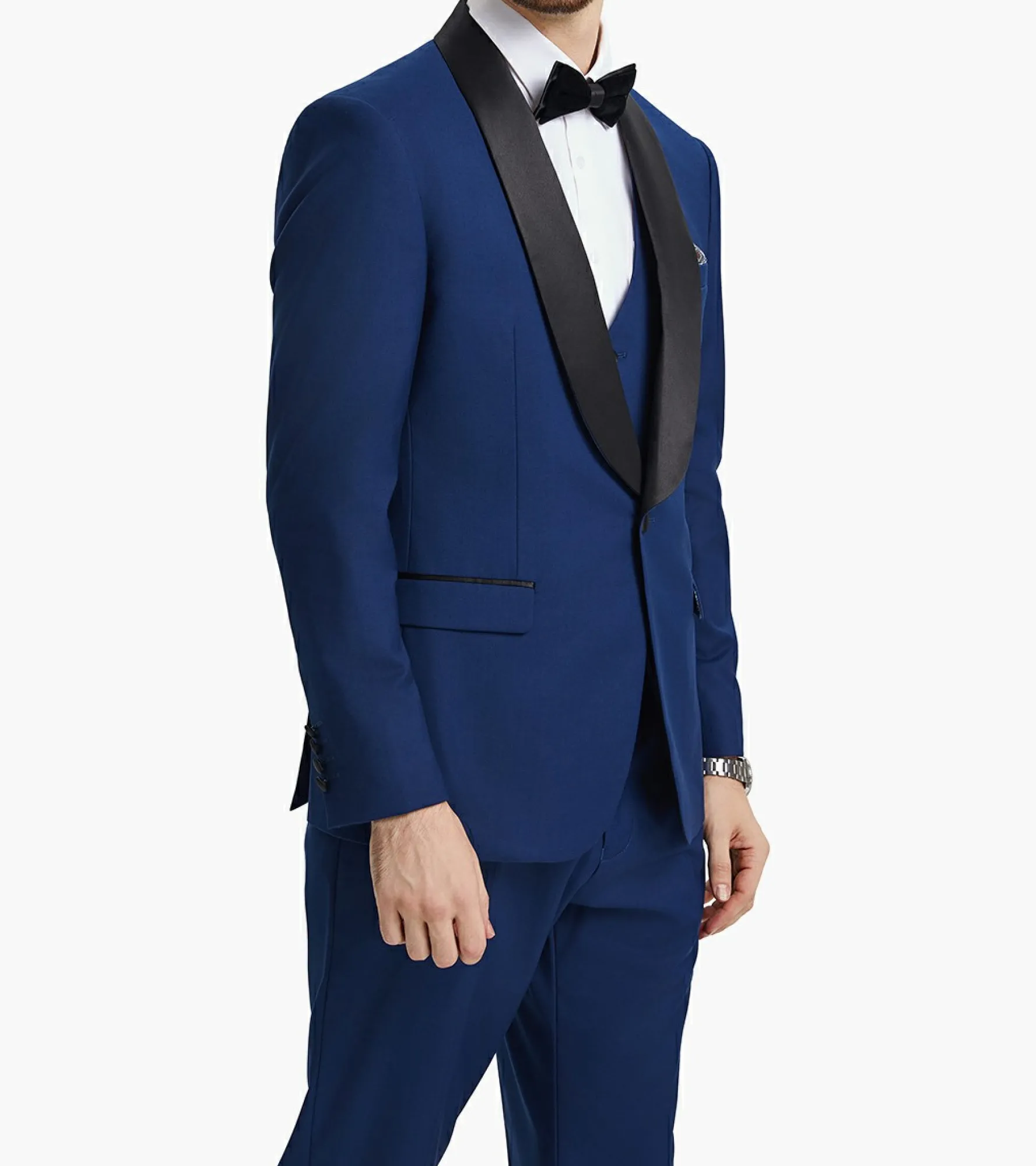 Stacy Adams Calloway 3 Piece Vested Tux