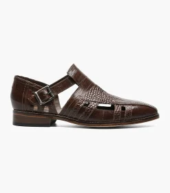 Stacy Adams Calvino Leather Sole City Sandal