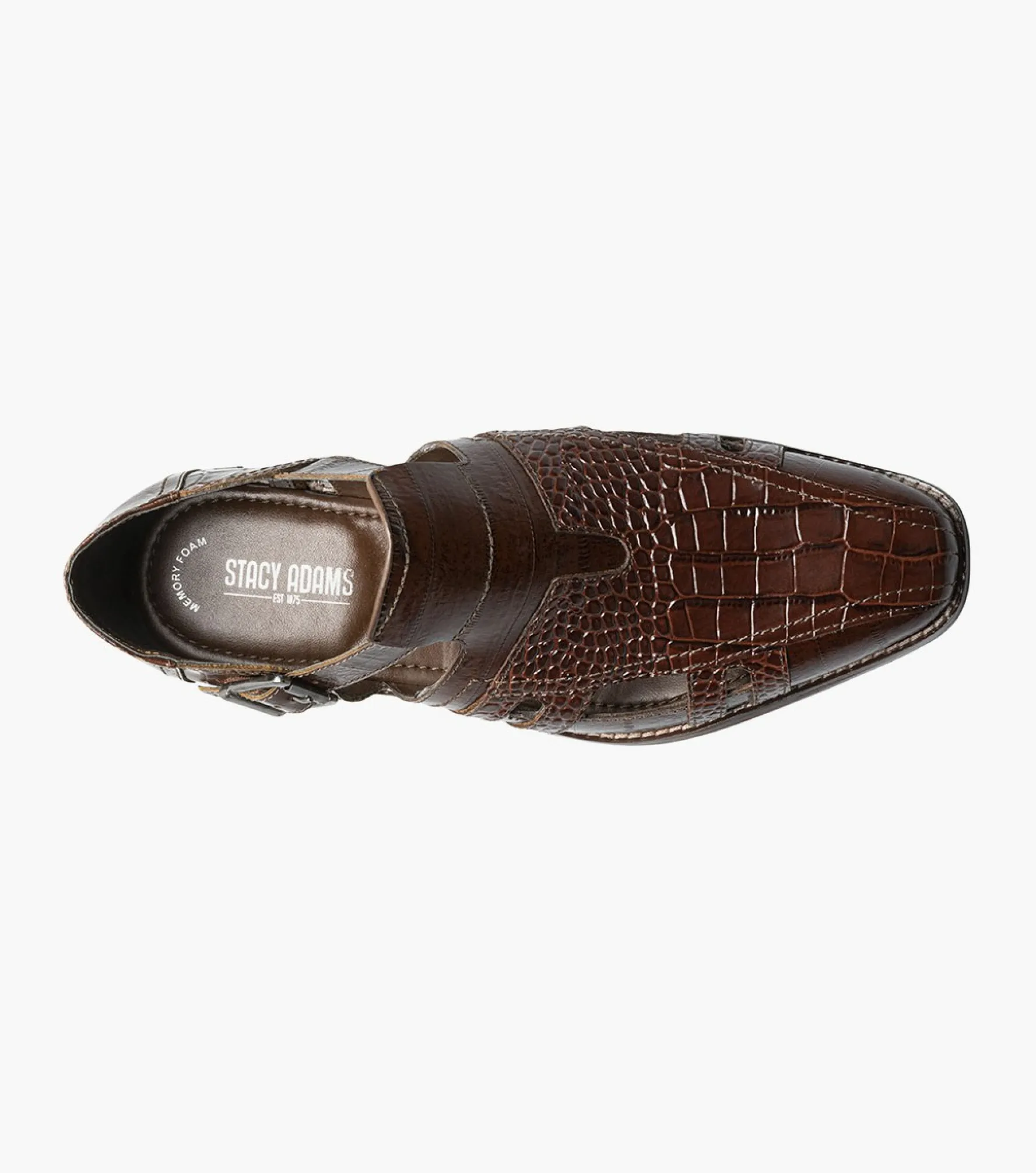 Stacy Adams Calvino Leather Sole City Sandal