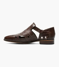 Stacy Adams Calvino Leather Sole City Sandal