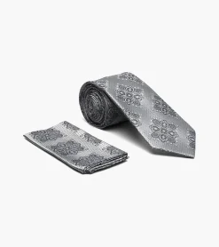 Stacy Adams Cedric Tie & Hanky Set