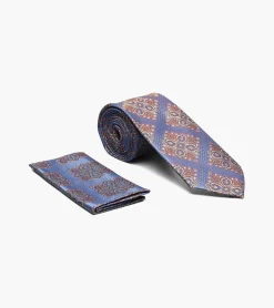 Stacy Adams Cedric Tie & Hanky Set