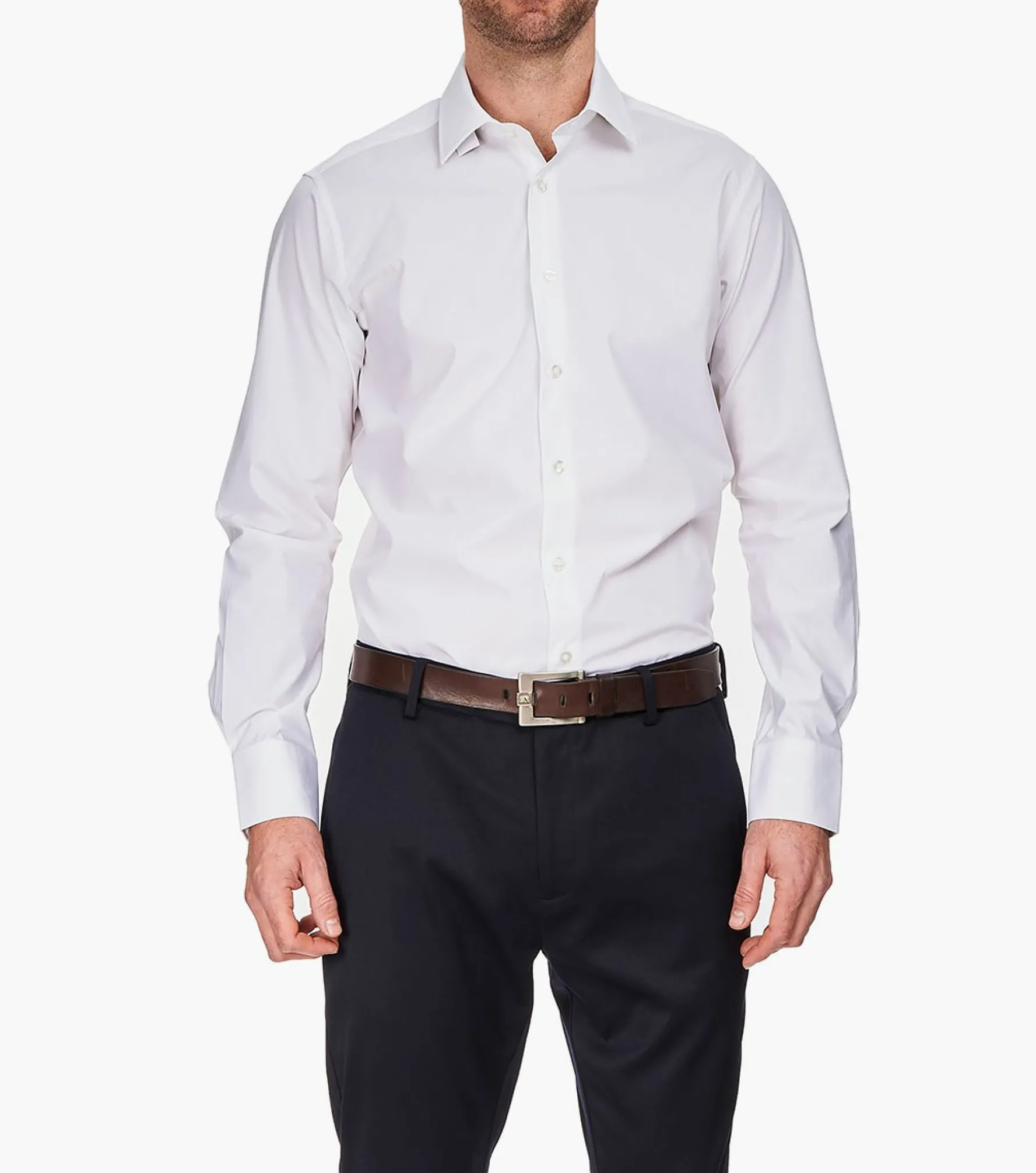 Stacy Adams Chapman Dress Shirt Spread Collar
