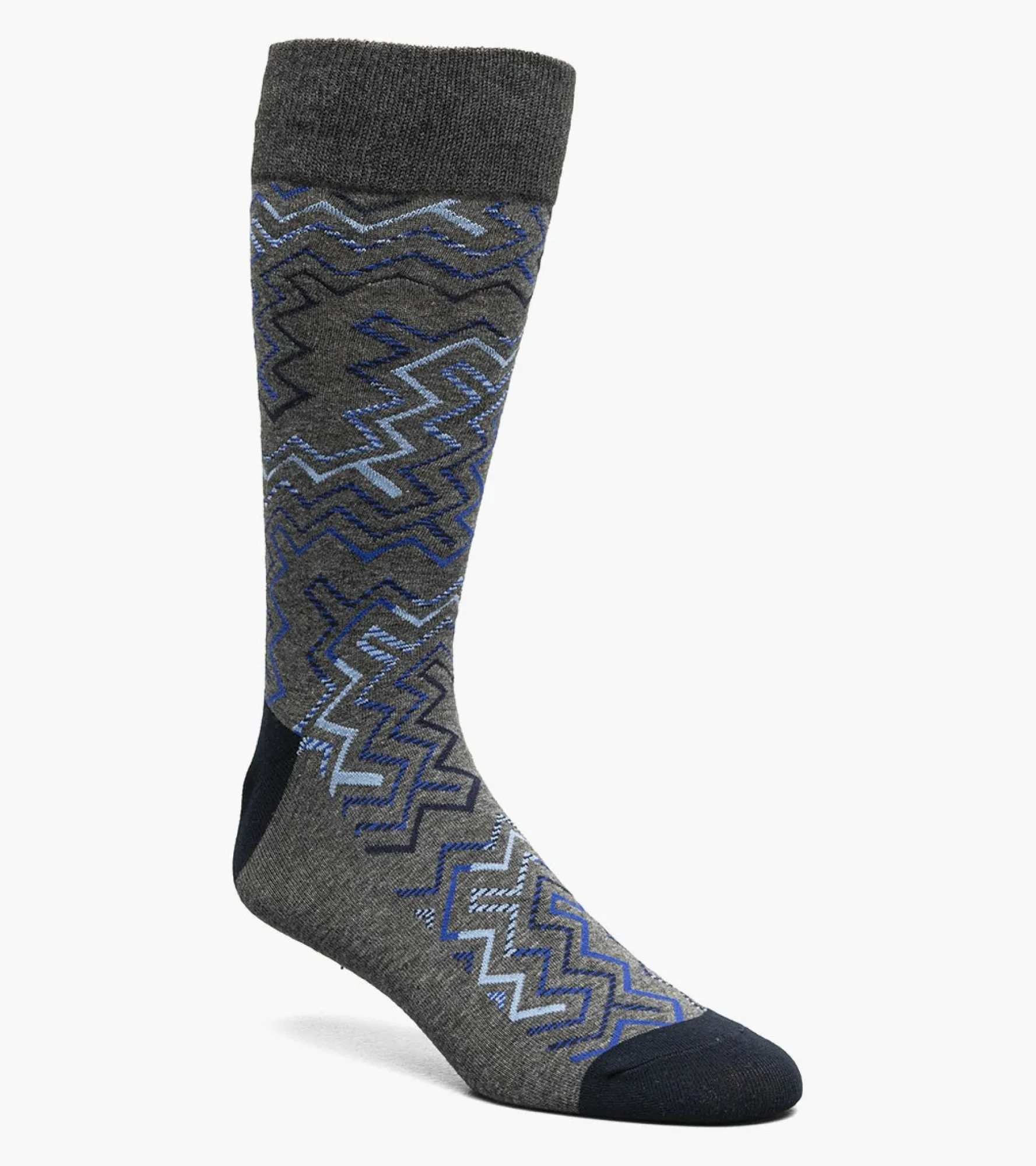 Stacy Adams Cool Lines Men\\'S Crew Dress Sock