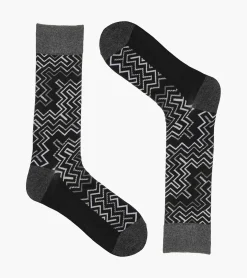 Stacy Adams Cool Lines Men\\'S Crew Dress Sock