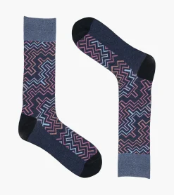 Stacy Adams Cool Lines Men\\'S Crew Dress Sock