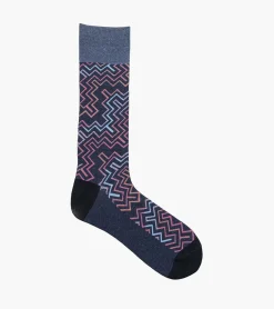 Stacy Adams Cool Lines Men\\'S Crew Dress Sock