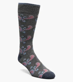 Stacy Adams Cool Paisley Men\\'S Crew Dress Sock